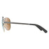 Michael Kors Aviator Shiny Silver Liquid Rose Gold Chelsea Sunglasses 5004-11535A